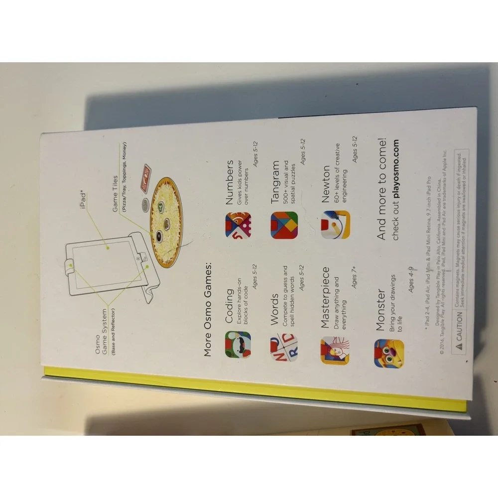 Osmo Pizza Co Game Kit Educational Math Learning Toy TP-OSAP-CC-01 Complete